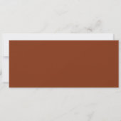 Invitation Desert Sienna Moderne minimaliste Mariage (Dos)