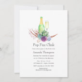 Invitation Desert Succulents Pop Fizz Clink Fête des mariées (Devant)