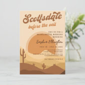Invitation Desert Sunset Scottsdale Bachelorette Itinéraire D (Debout devant)