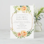 INVITATION DÉSERT VERT SUCCULENT CACTI FOLIAGE FIANÇAILLES (Debout devant)