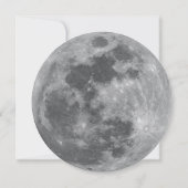 Invitation Désherbage de la pleine lune moderne (Dos)