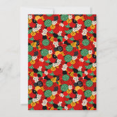 Invitation Design anniversaire de enfant coloré clair (Dos)