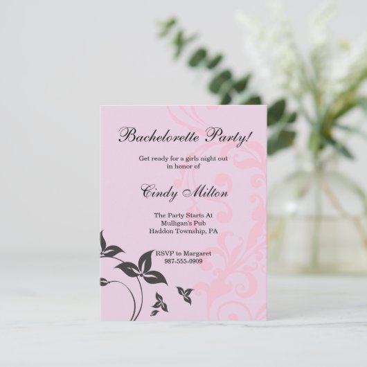 Invitation Design classique de la nature (Debout devant)