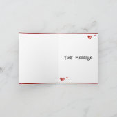 Invitation Design Coeurs Plaidés Rouge (Intérieur)