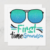 Invitation Design cool et génial pour la première fois grand- (Devant / Derrière)