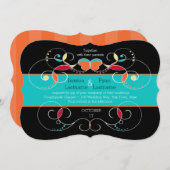 Invitation design d'art populaire (Devant / Derrière)