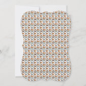 Invitation Design d'invitation de mariage floral élégant (Dos)