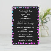 Invitation Design écologique Feuille élégant | Botan minimal (Debout devant)