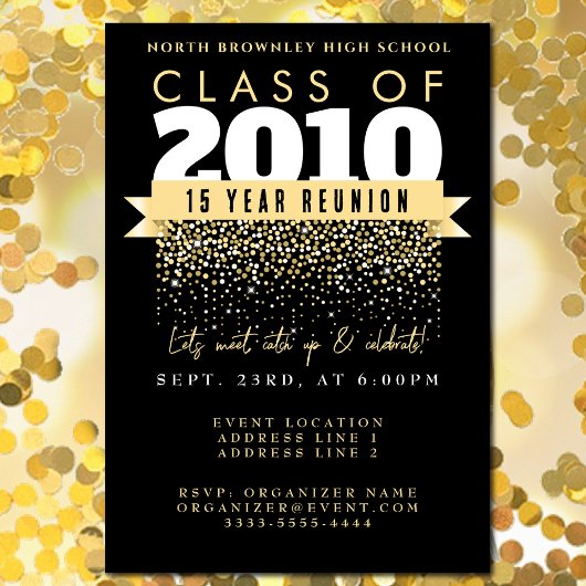 Invitation Design élégant de réunion scolaire