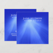 Invitation Design élégant moderne propre bleu luxueux (Devant / Derrière)