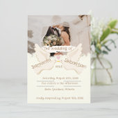 Invitation Design élégant unique (Debout devant)