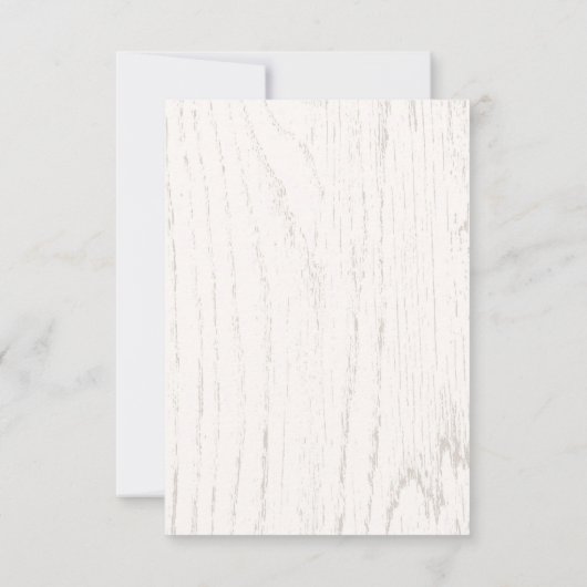 Invitation Design en bois (Dos)