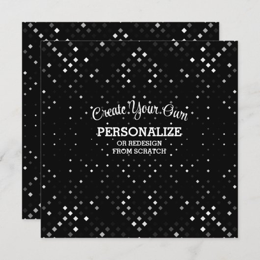 Invitation Design From Scratch - (Devant / Derrière)