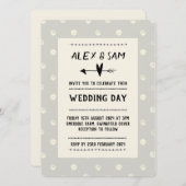 Invitation design moderne et amusant (Devant / Derrière)