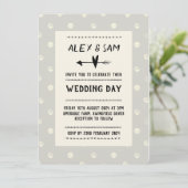 Invitation design moderne et amusant (Debout devant)