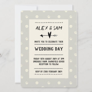 Invitation design moderne et amusant