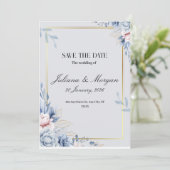 Invitation Design moderne et chic pour un mariage parfait (Debout devant)