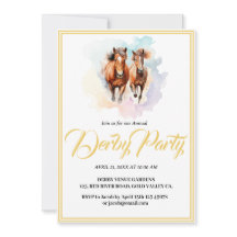 design moderne fantaisiste Horse Derby