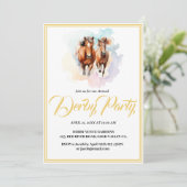 Invitation design moderne fantaisiste Horse Derby (Debout devant)
