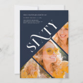 Invitation Design Moderne Soixante | 60e anniversaire 3 Photo (Devant)