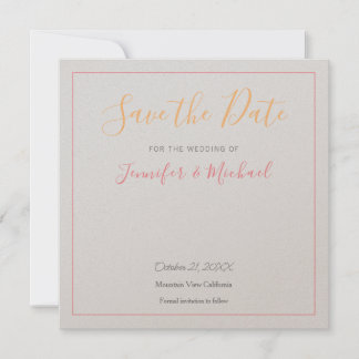 Invitation Design professionnel mariage Moderne Enregistrer l