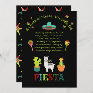 Invitation Design Propre FIESTA Folk Art Mariage Fête des mar
