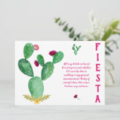 Invitation Design Propre FIESTA Folk Art Mariage Fête des mar (Debout devant)