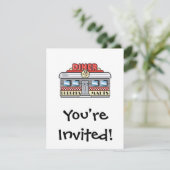Invitation design rétro (Debout devant)