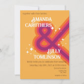 Invitation Design rétro moderne (Devant)