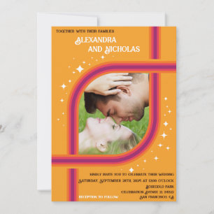 Invitation Design rétro super et moderne