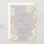 Invitation Design sophistiqué (Devant / Derrière)