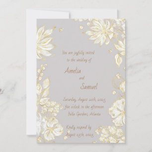 Invitation Design sophistiqué