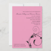 Invitation Désir à 311 points| Rose (Dos)