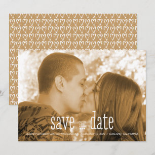 Invitation Désir de coeur Enregistrer la date