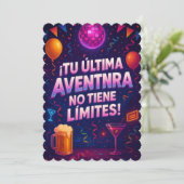 Invitation Despedida de Solteros (Debout devant)