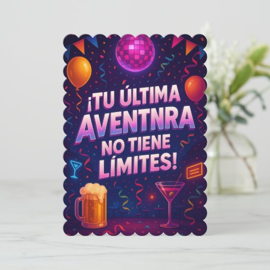 Invitation Despedida de Solteros (Debout devant)