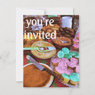 Invitation desserts de vacances