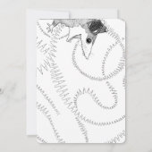 Invitation Dessin à double face sans charnière mais beau (Dos)