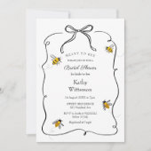 Invitation Dessin À La Main Destiné À Être L'Invitation À Dou (Devant)