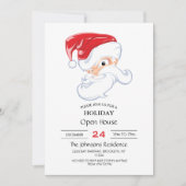 Invitation Dessin animé d'Angry Santa Claus (Devant)