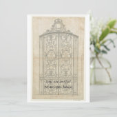 Invitation Dessin architectural français (Debout devant)