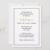 Invitation Dessin de déjeuner pour dames de Polo Stylisé vint (Dos)