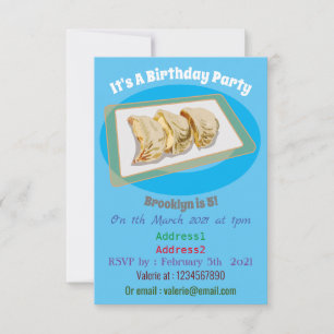 Invitation Dessin de Jiaozi / Chinese dumplings