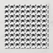 Invitation Dessin de Shetland Sheepdog (Devant)