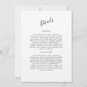 Invitation Dessin de tournesol mariage de papier kraft russe (Dos)