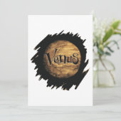 Invitation Dessin d'encre de Vénus (Debout devant)