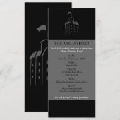Invitation Dessin du théâtre élisabéthain (Devant / Derrière)