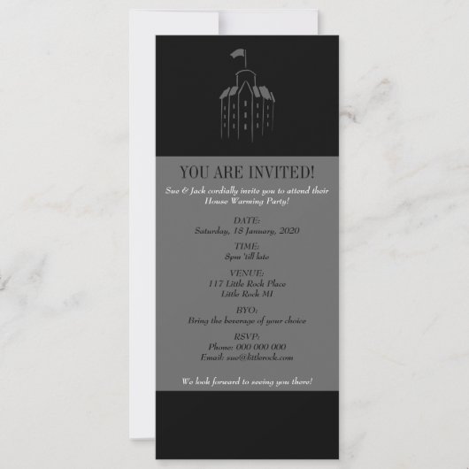 Invitation Dessin du théâtre élisabéthain (Devant)