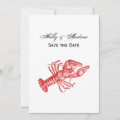 Invitation Dessin original Red Lobster #1 (Devant)