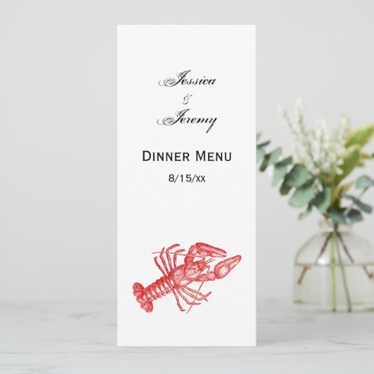 Invitation Dessin original Red Lobster #1 (Debout devant)